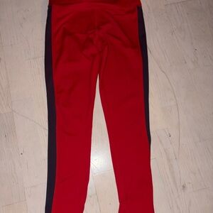 ZYIA Kids Red and Black Leggings